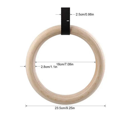 Wooden Gym Rings