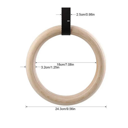 Wooden Gym Rings