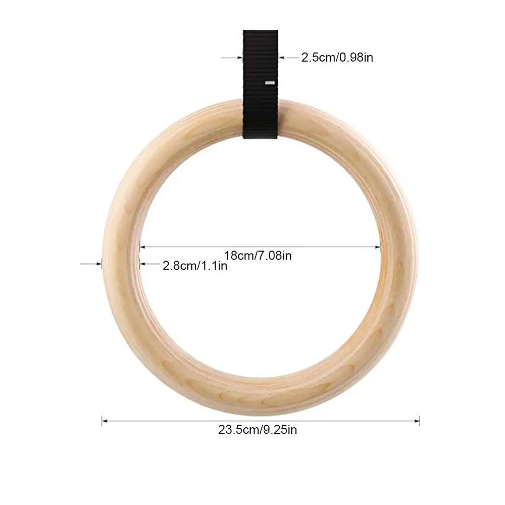 Wooden Gym Rings